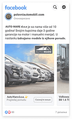 promocija oglasa facebook