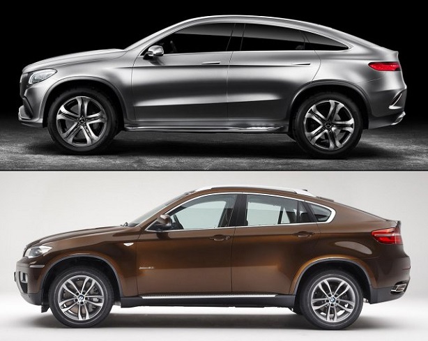 Uočite razlike: Mercedes Concept Coupe SUV i BMW X6