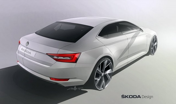 Nova Škoda Superb je produkcijski VisionC