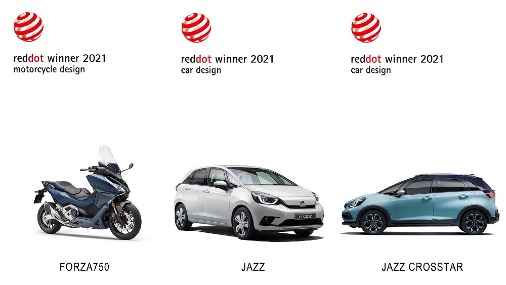 Tri Red Dot nagrade za Hondu