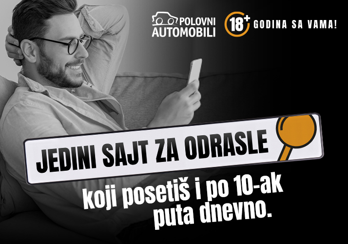 18+ godina - Nova kampanja sajta Polovni automobili