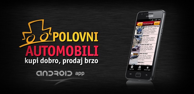 Android aplikacija Polovni automobili 